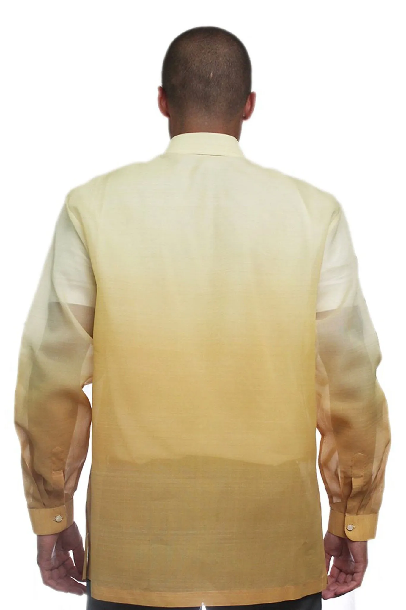 MJ12 - Jusi Pina Barong Tagalog Monochromatic Gold