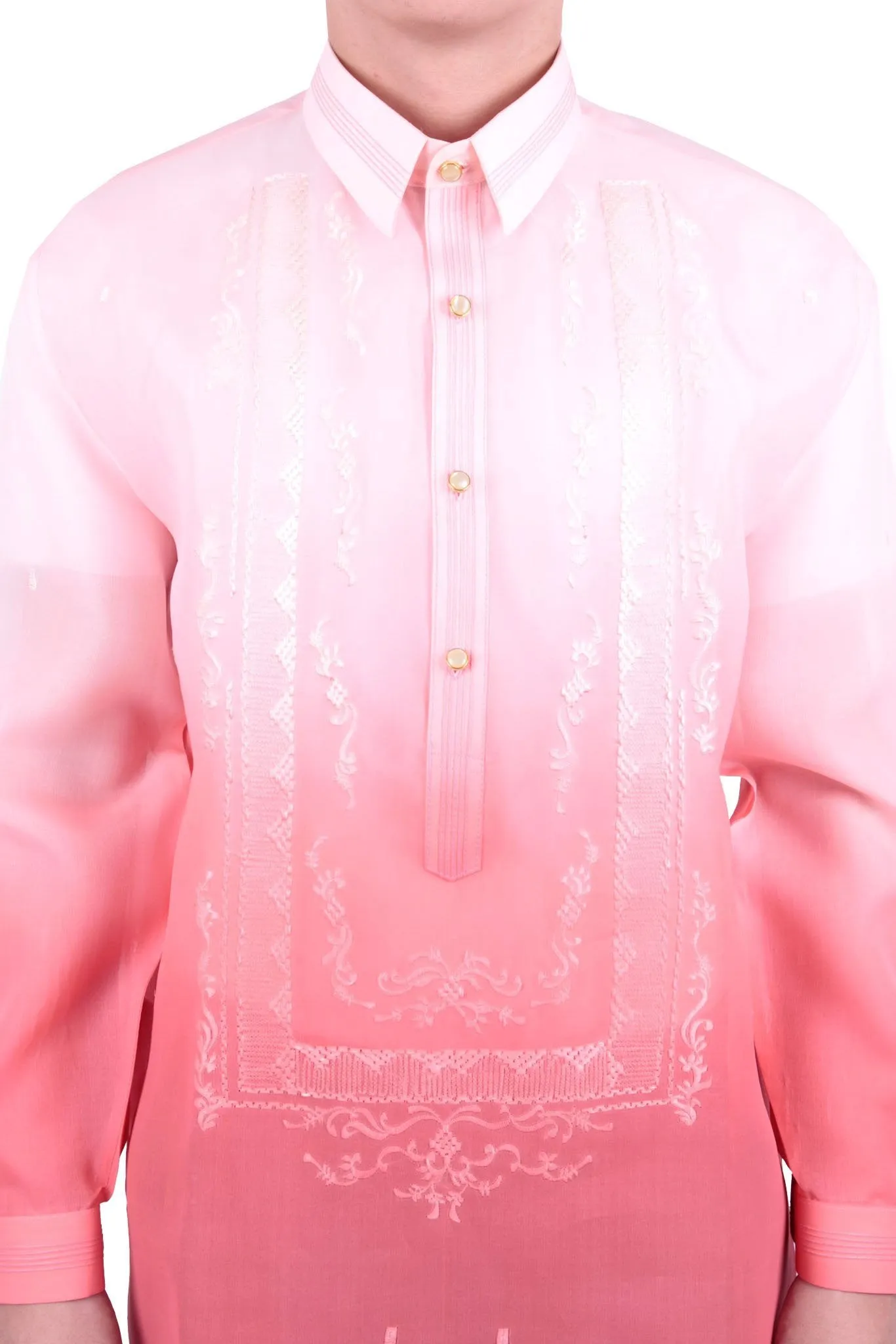 MJ22 - Jusi Barong Tagalog Monochromatic Pomelo