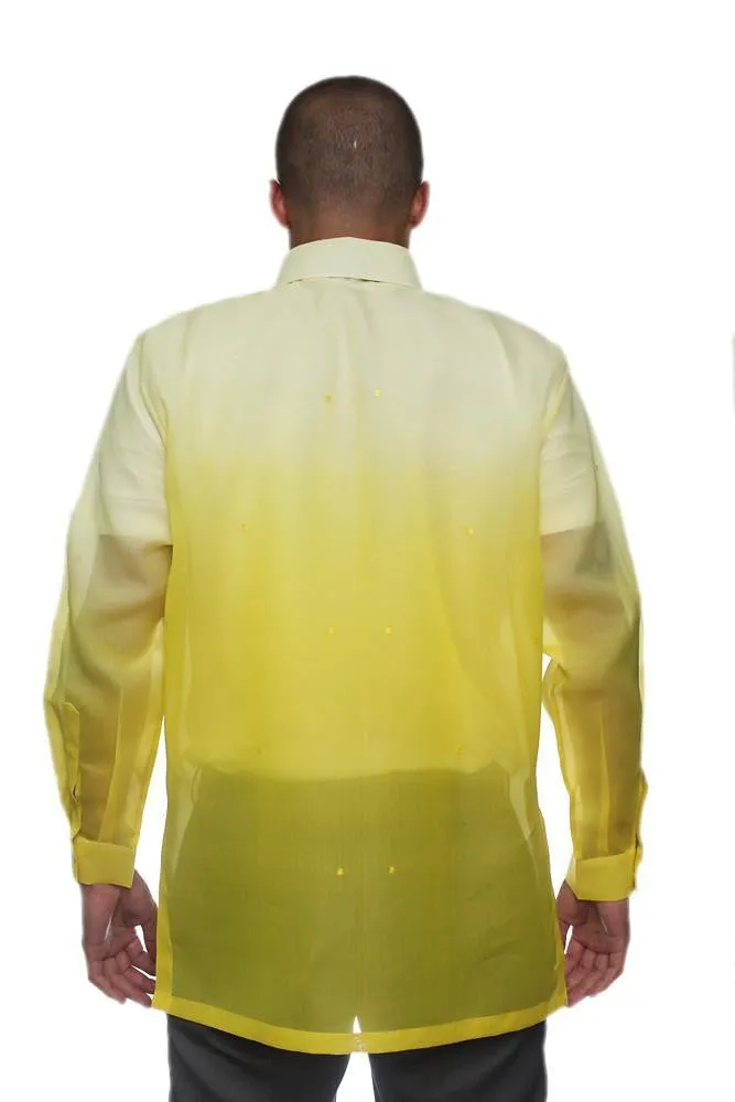 MJ23 - Jusi Barong Tagalog Monochromatic Yellow