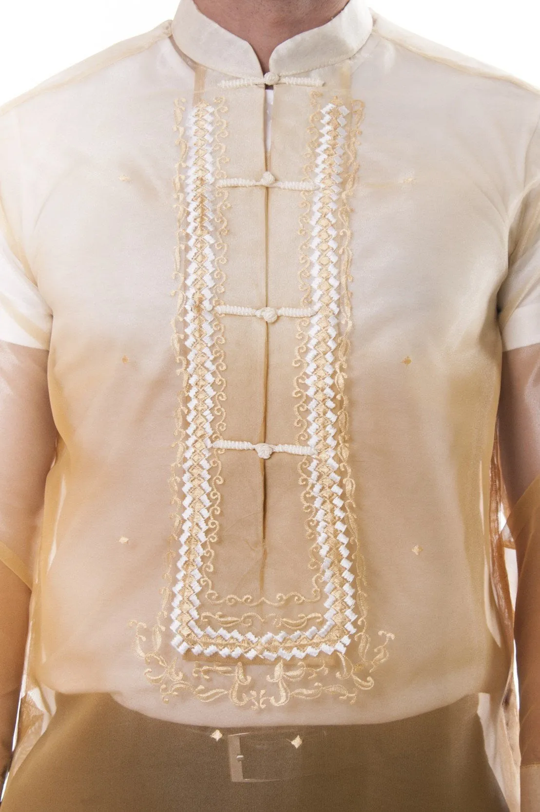 MO12 - Organza Barong Tagalog Gold