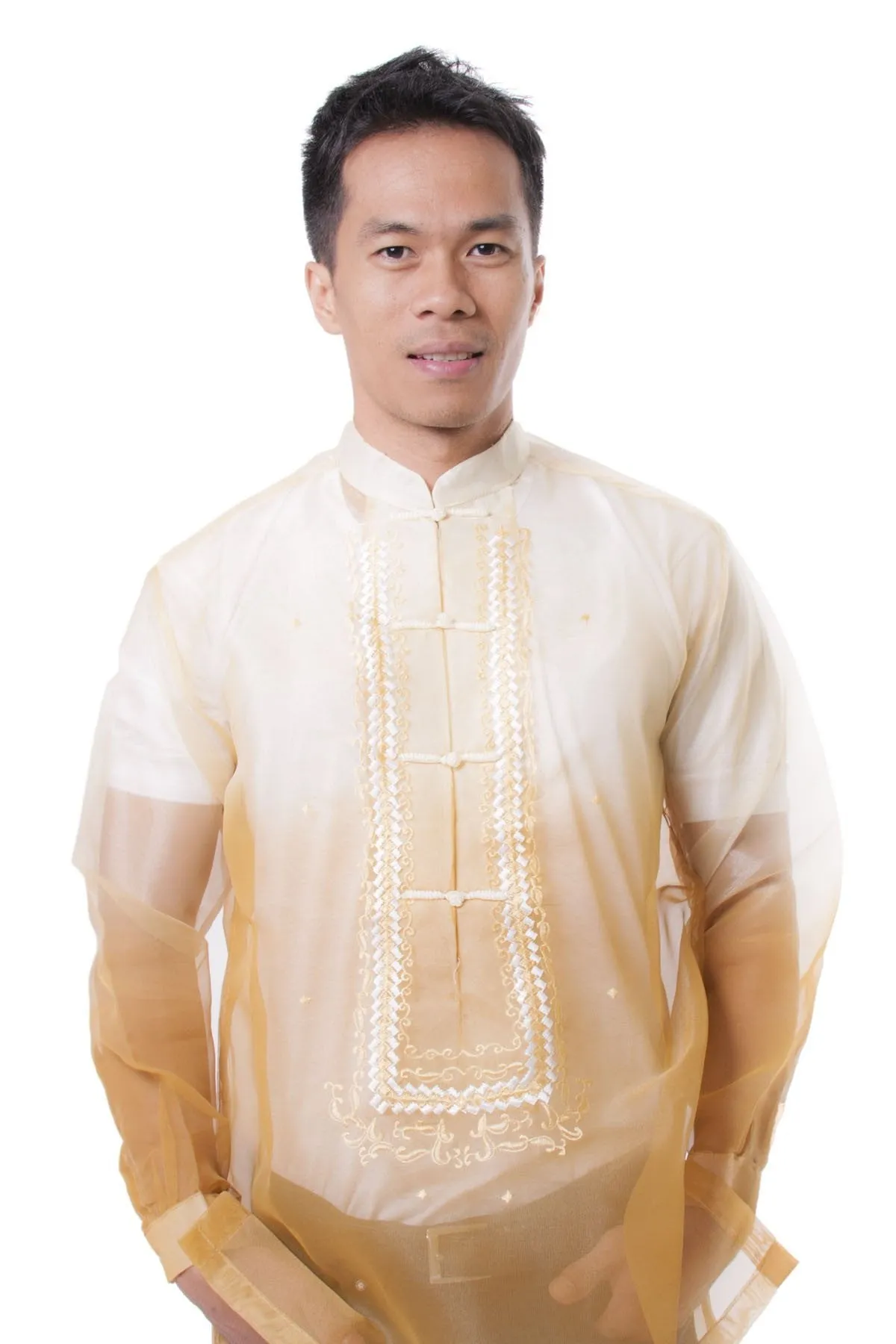 MO12 - Organza Barong Tagalog Gold