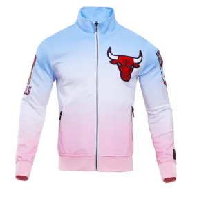 NBA CHICAGO BULLS LOGO MEN'S TRACK JACKET (BLUE/WHITE/PINK)