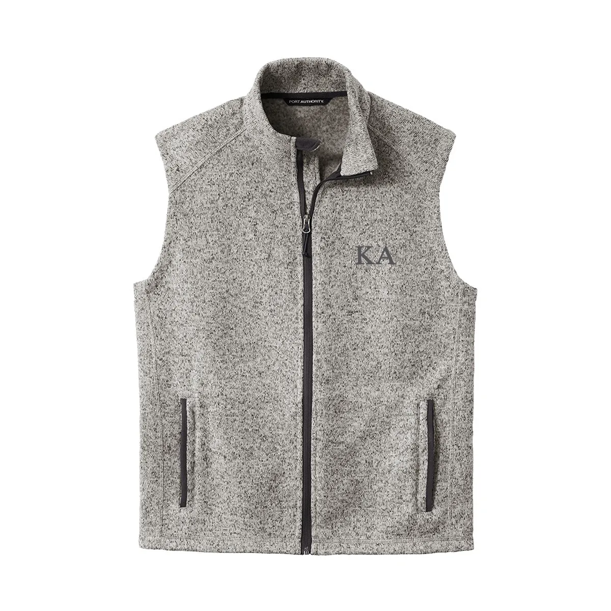 New! Kappa Alpha Heather Grey Vest