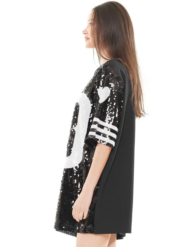 OS Double Zero Sequin Dress