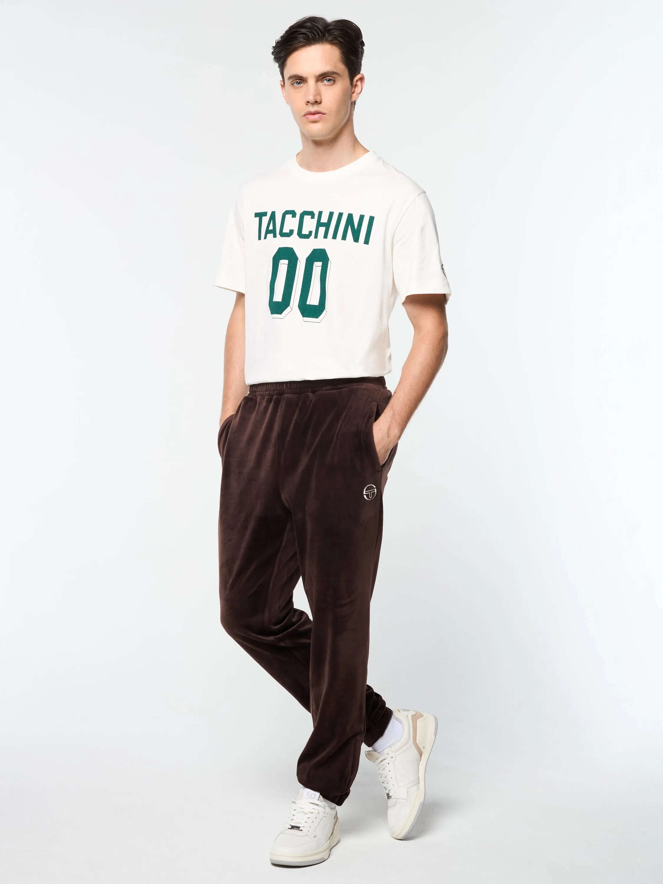 Ostuni Velour Track Pant- Java