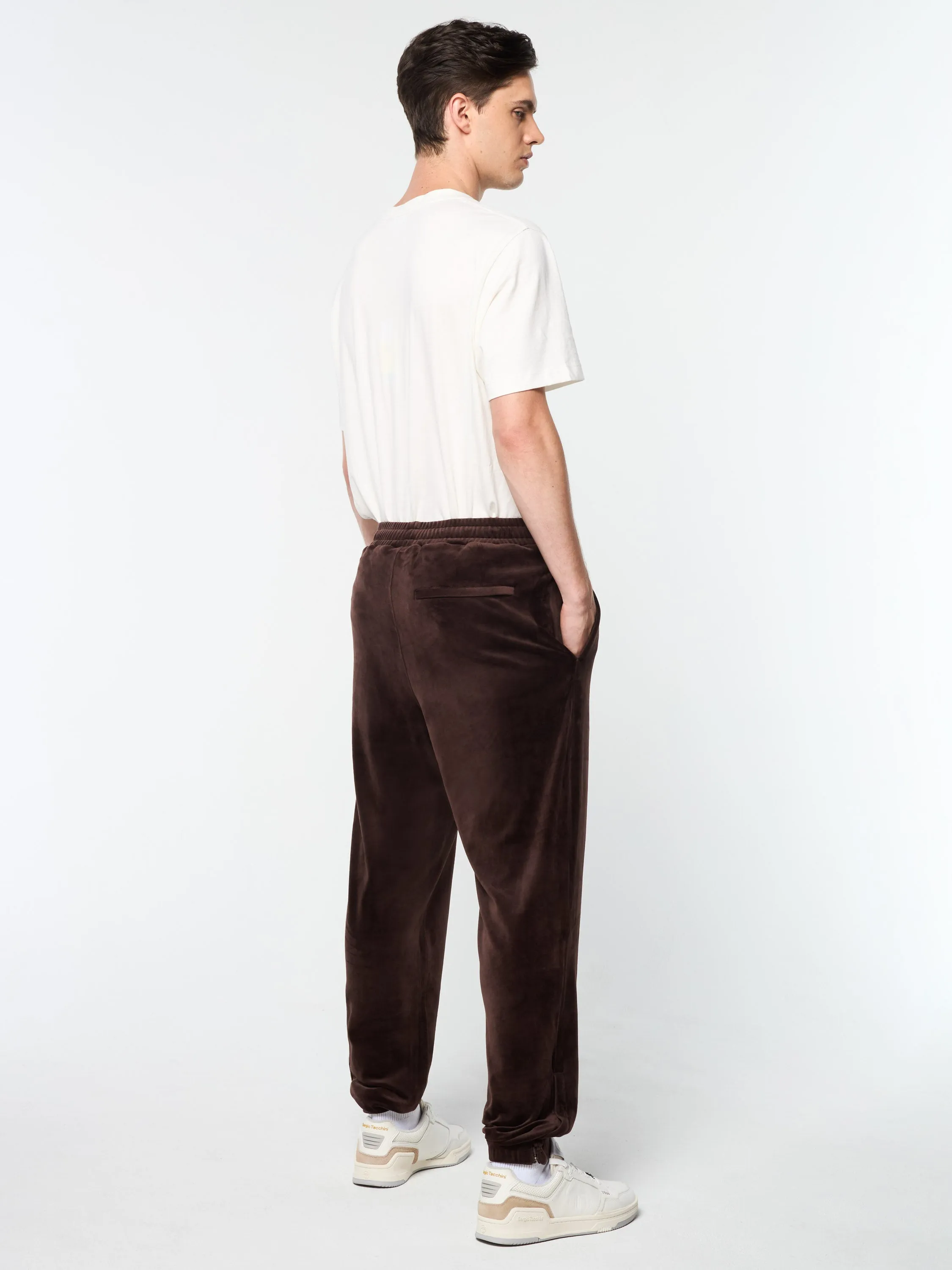 Ostuni Velour Track Pant- Java