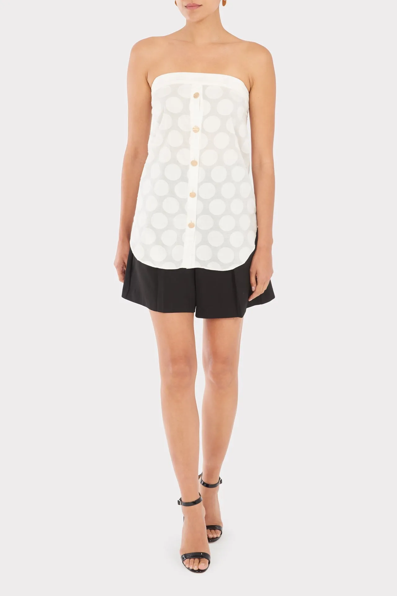 Penn Graphic Dot Clipping Top