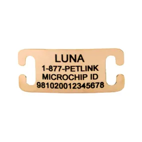 Personalized Slide-On Collar Tags for Cats