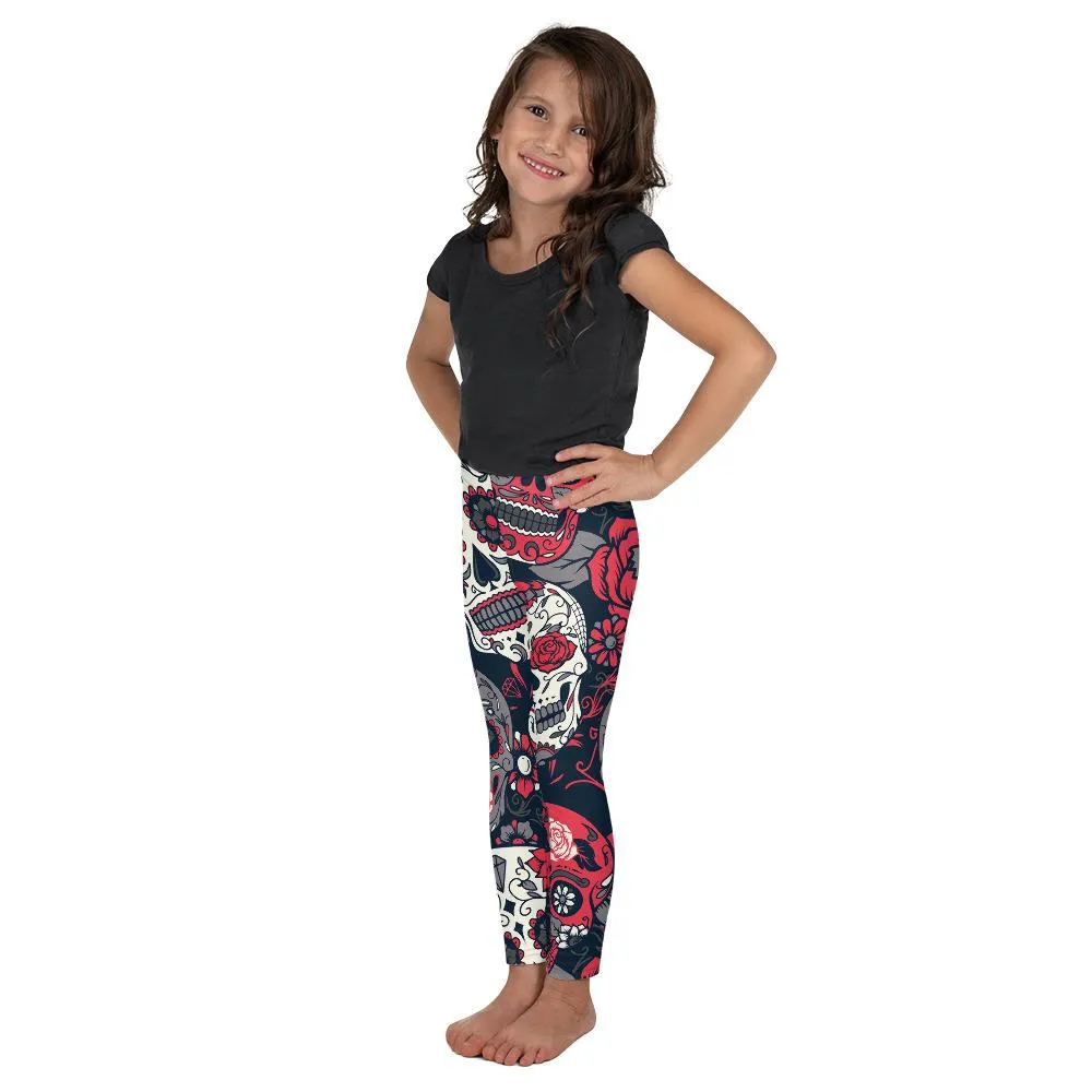 Pink Sugar Skull Kid's Leggings