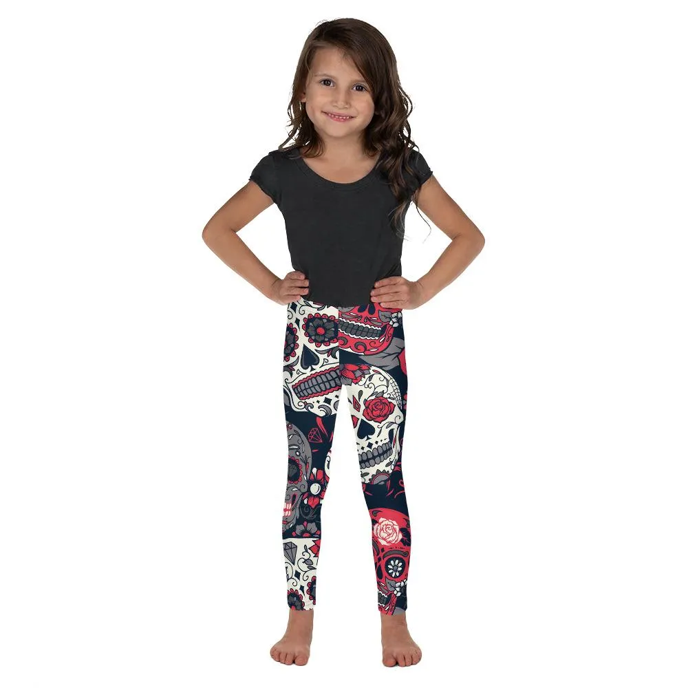 Pink Sugar Skull Kid's Leggings