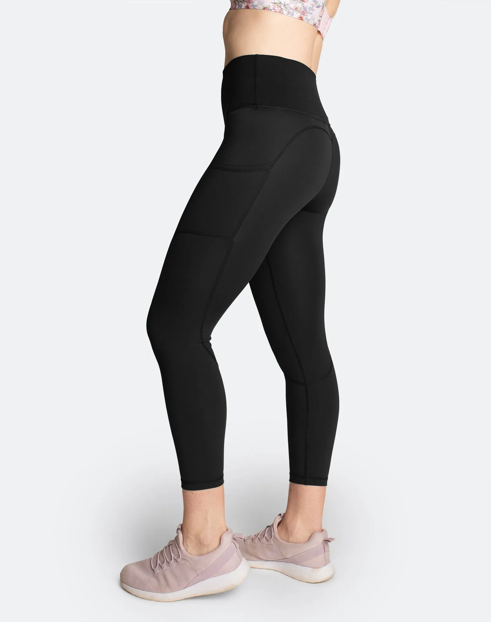 Relove ** Dream Leggings - High Waisted Leggings 7/8 Black