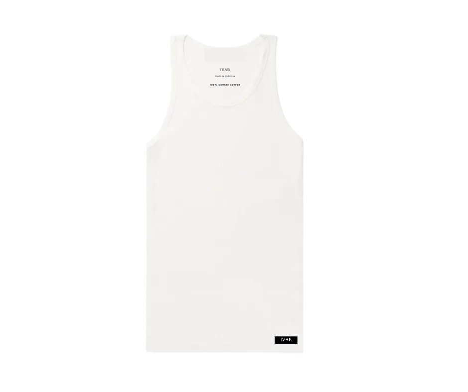 Ribbed Vest (100% Combed Cotton)