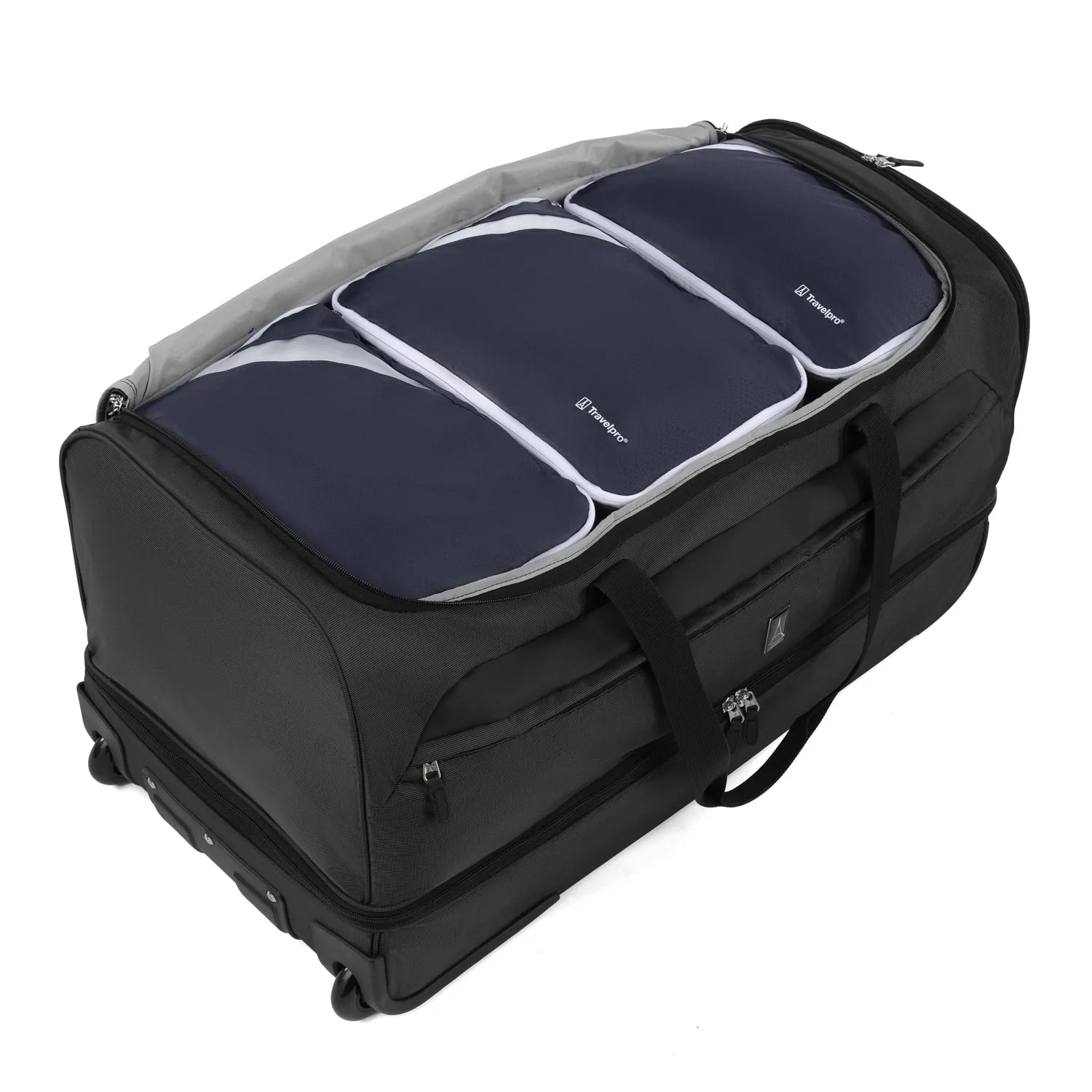 Roadtrip 30" Drop-Bottom Rolling Duffel with Packing Cubes