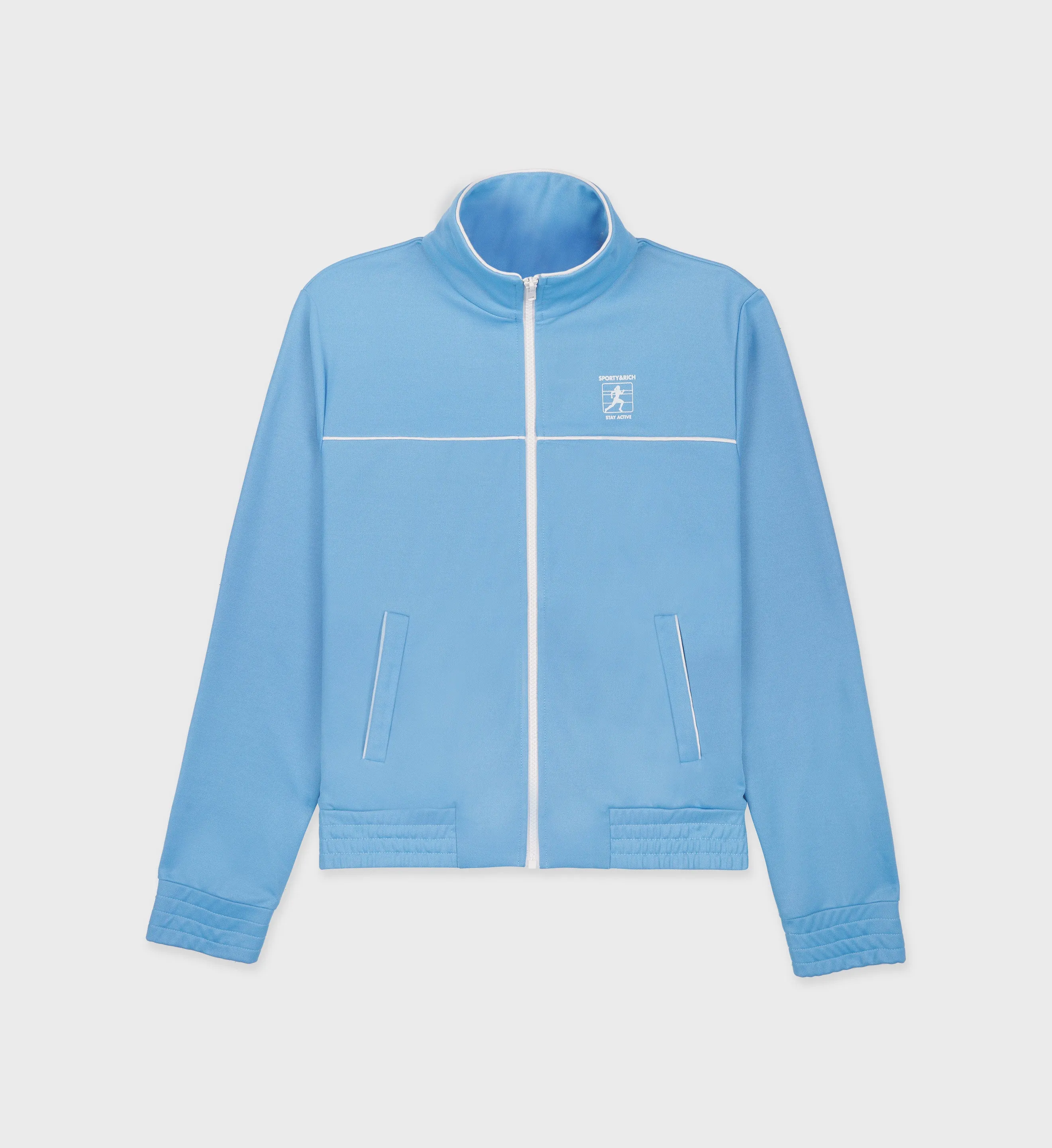 Runner Track Jacket - Atlantic/White