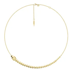 Serpent's Trace Necklace - Yellow Gold Vermeil