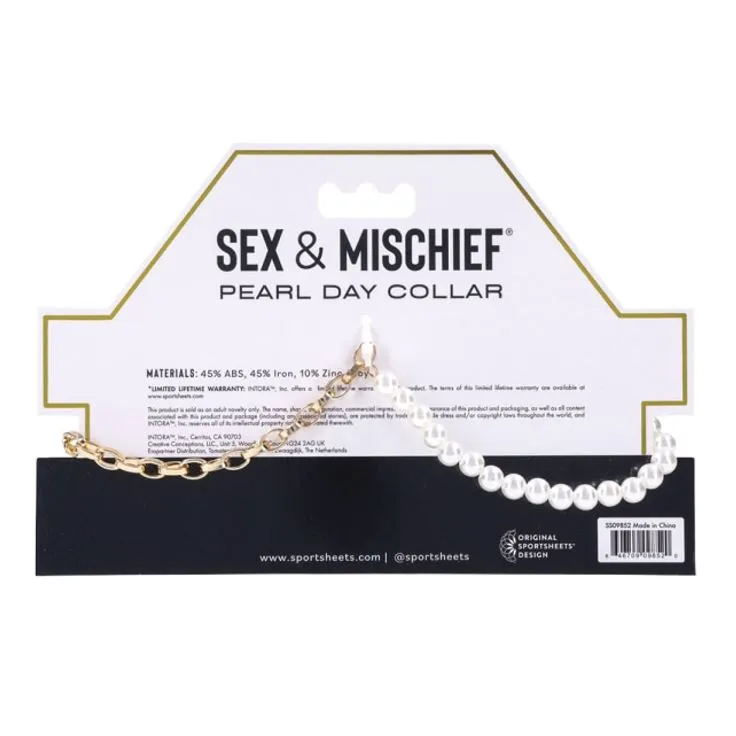 Sex And Mischief Pearl Day Collar