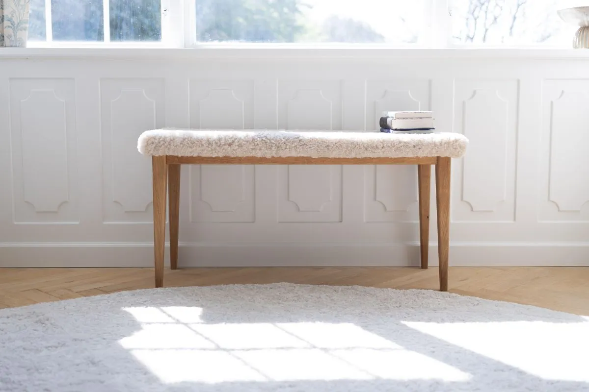 Short Wool Curly Sheepskin Design Rug | Ø180 cm