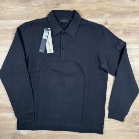 Stone Island Ghost Polo Sweatshirt in Black