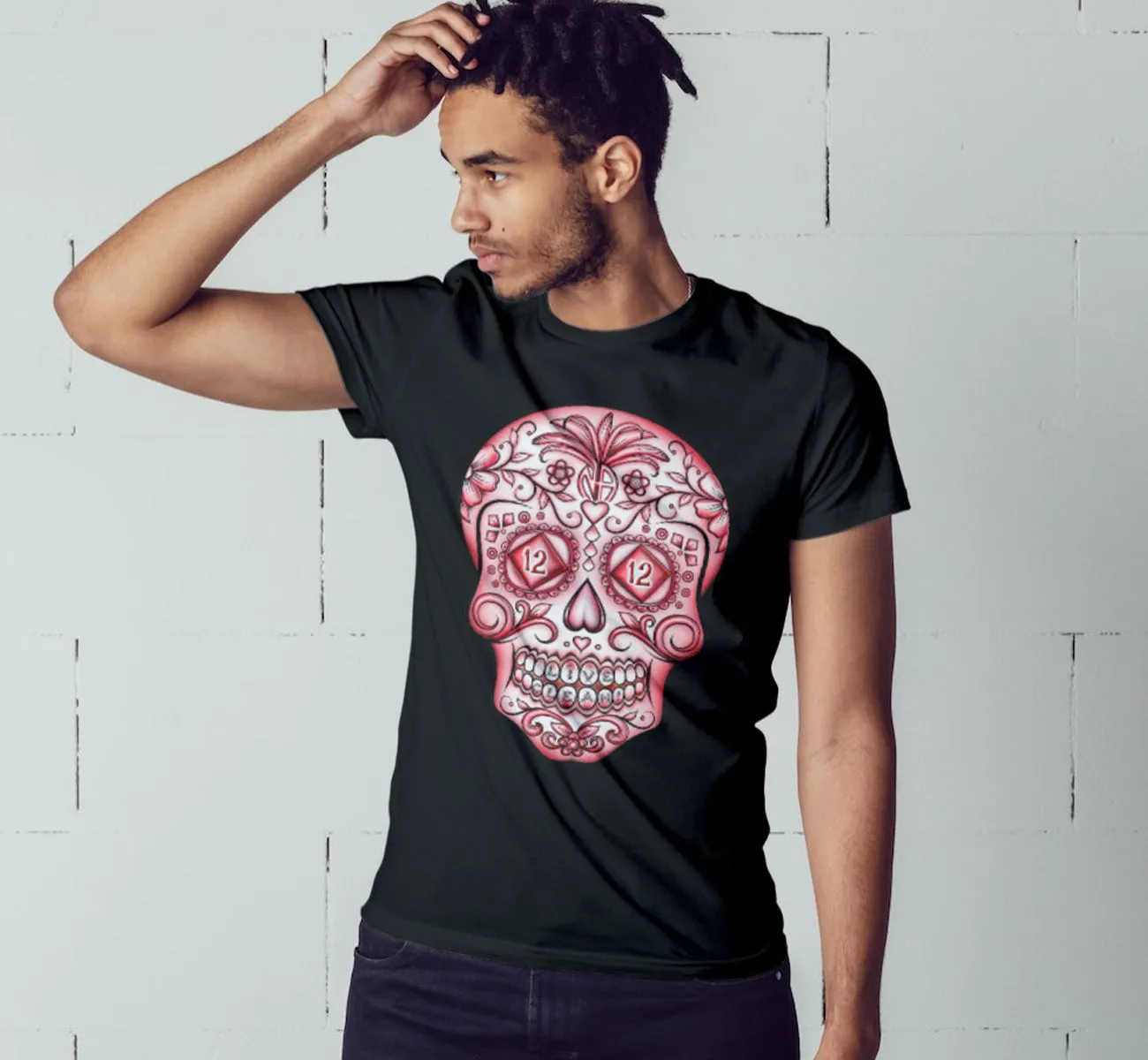 Sugar Skull Red Life SS/LS Tee