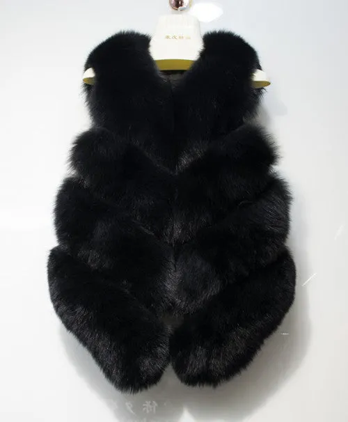 Tatyana Furclub 100% Real Natural Fur Vest,Luxury Women Winter Fashion Fur Furry vest,Fox Fur Vest Coat Female,Fur Coat Vest