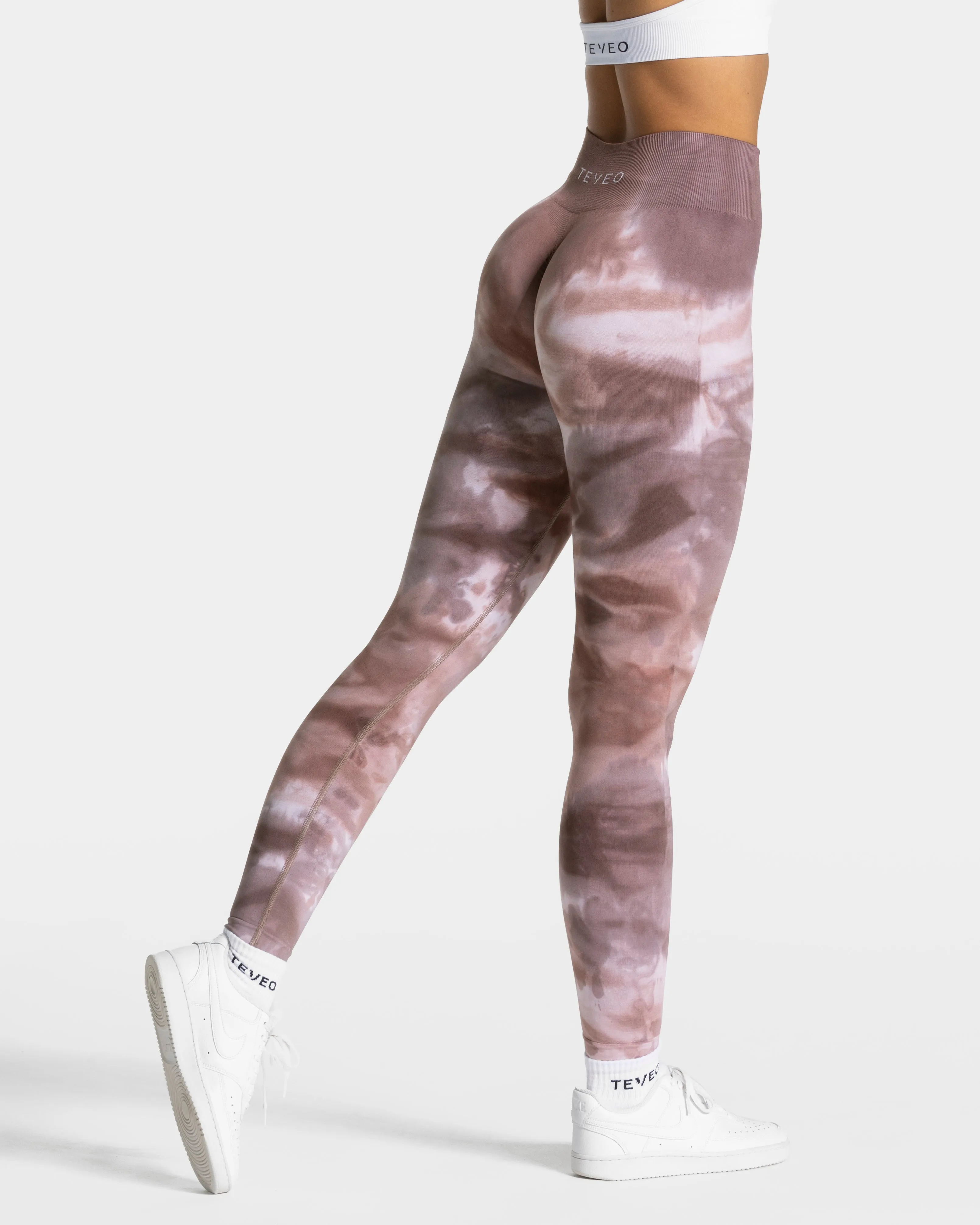 Tie Dye Scrunch Leggings "Earth"