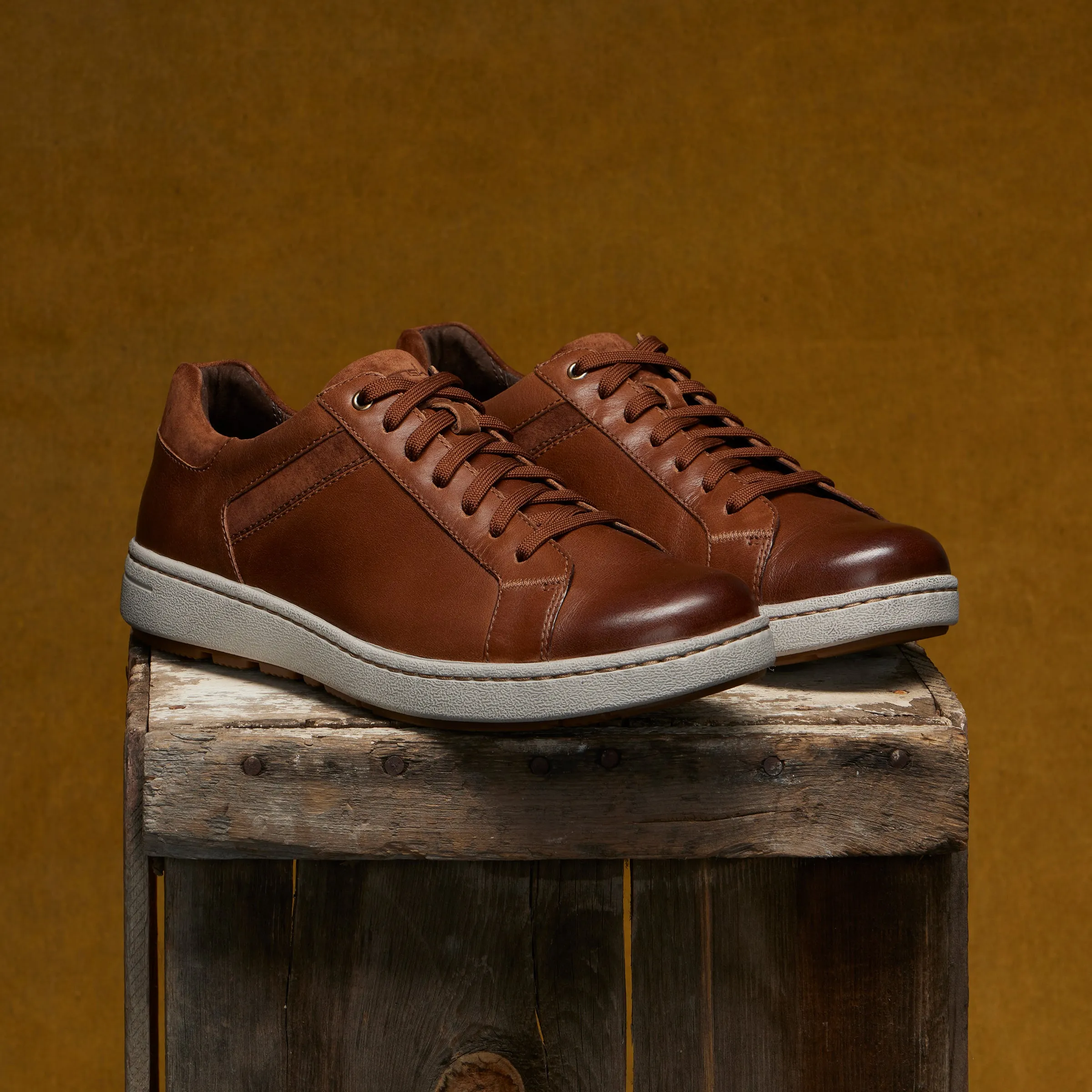 Trevor Tan Burnished Calf