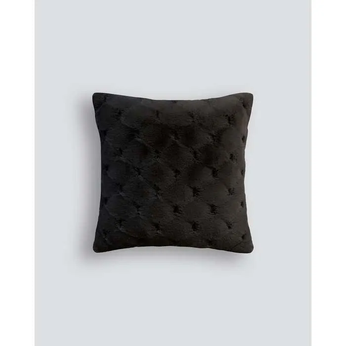 Valentina Black Cushion (Faux Fur)