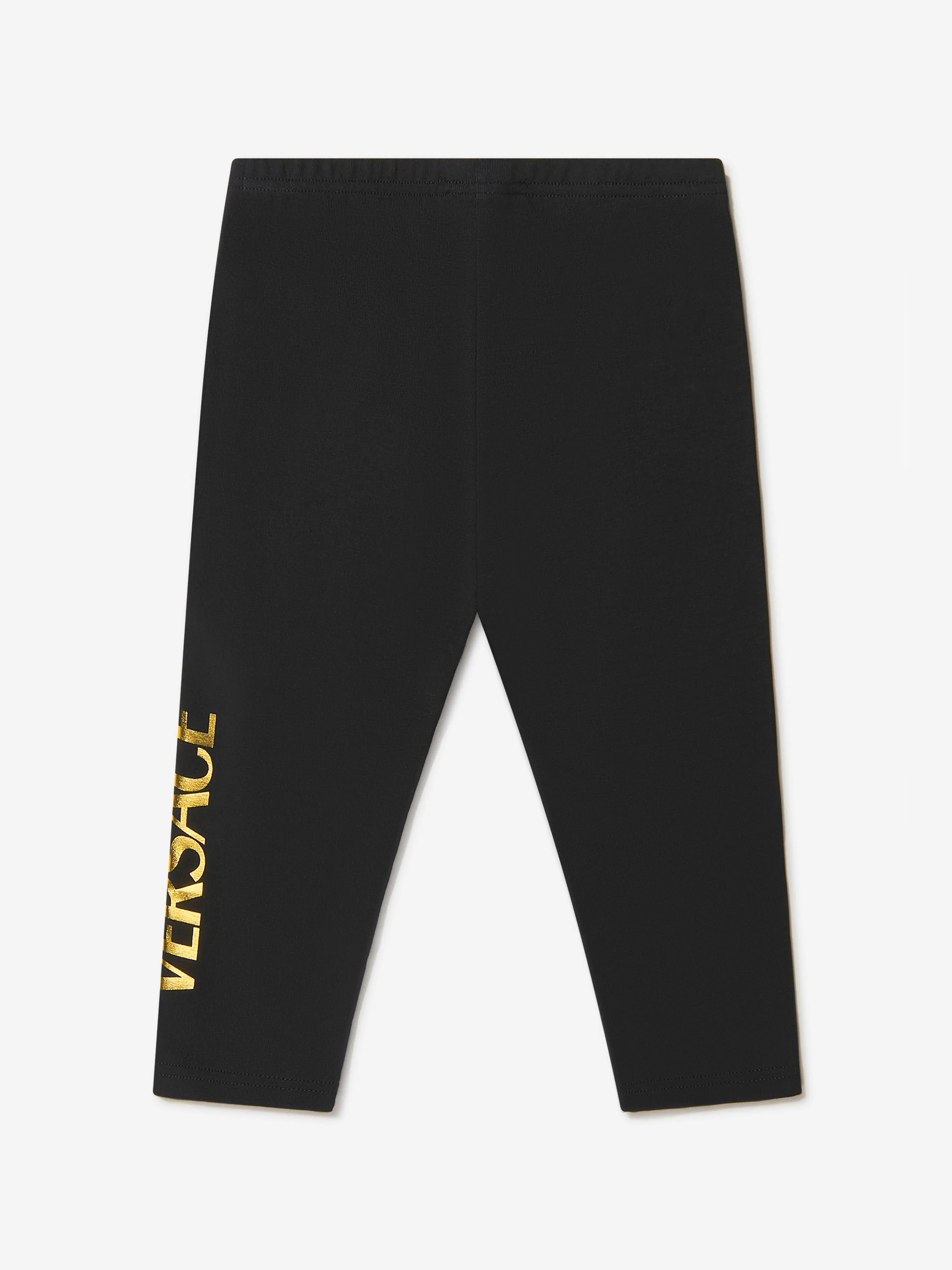 Versace Baby Girls Cotton Jersey Logo Leggings