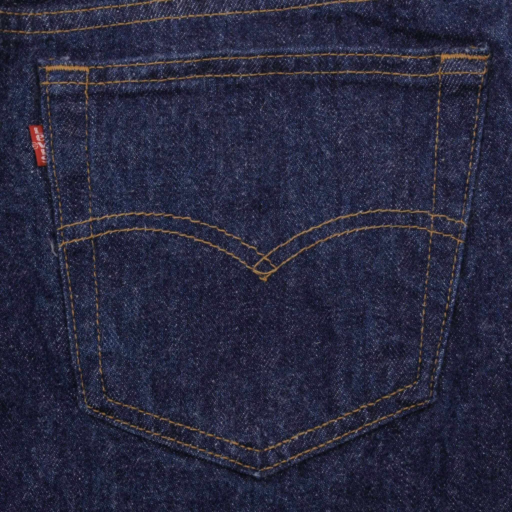 VINTAGE LEVIS 501 JEANS INDIGO 1980S SIZE W35 L30 MADE IN USA