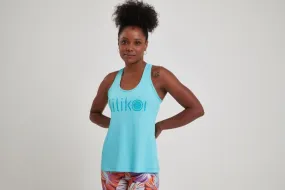 Women's Dri-Fit Tank Top LILIKOI Logo - OCEAN BLUE