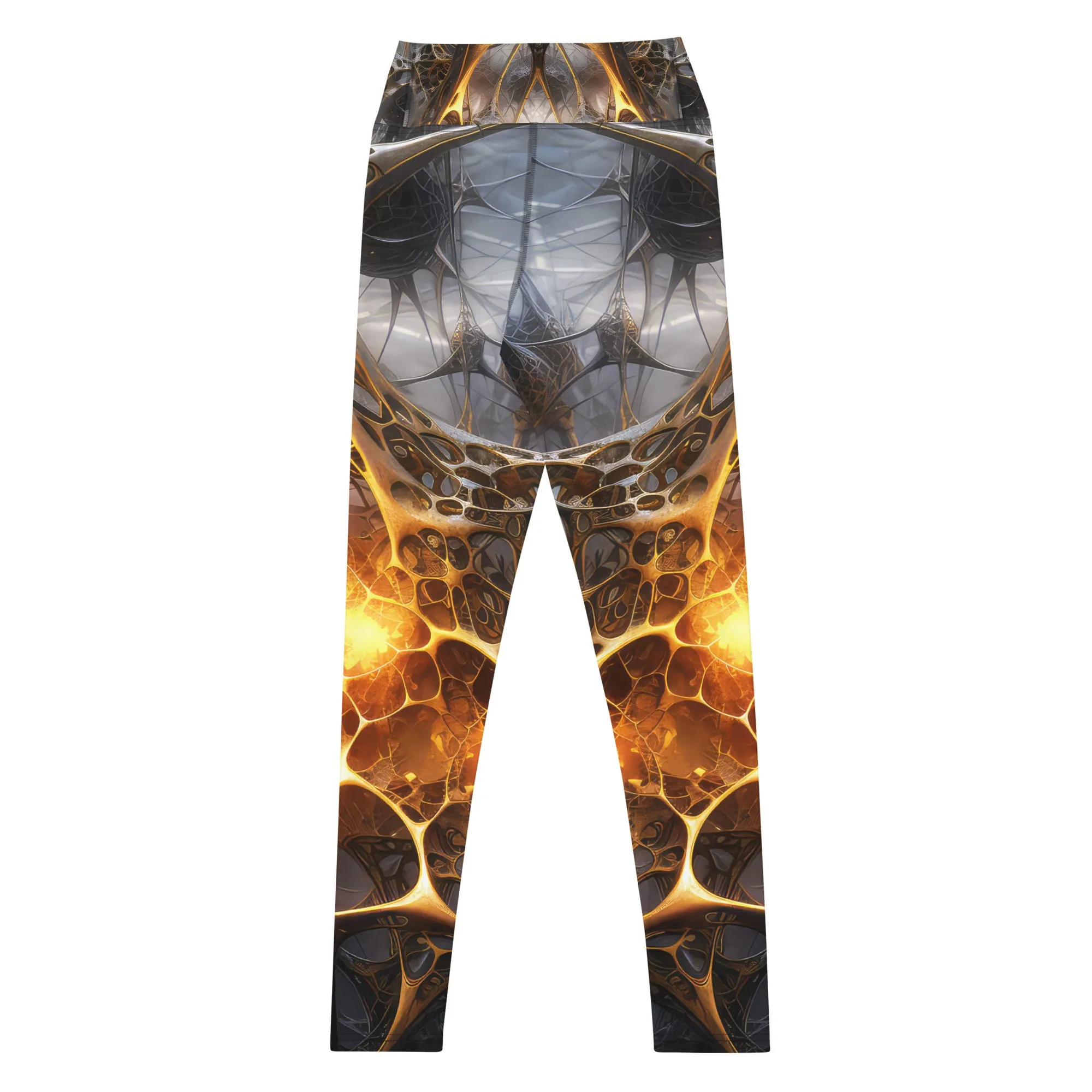 Yoga Leggings Metal Neurons