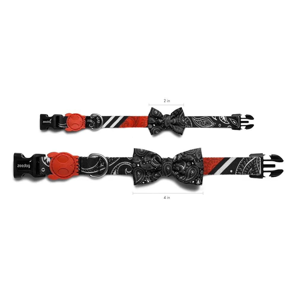 Zee.Dog Paisley Bow Tie